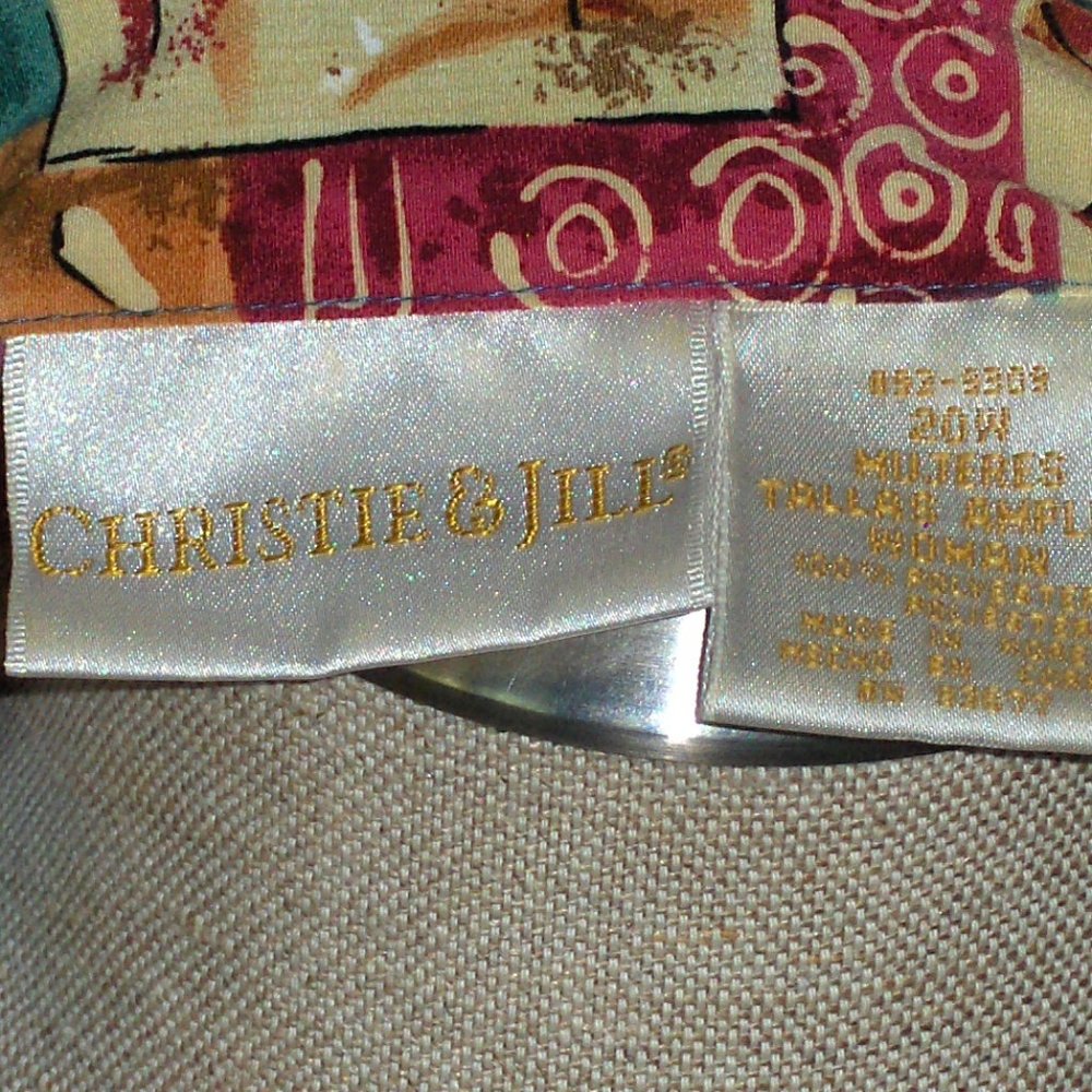 Christie & Jill Women's Blouse Top Size 20W - Picture 7 of 9